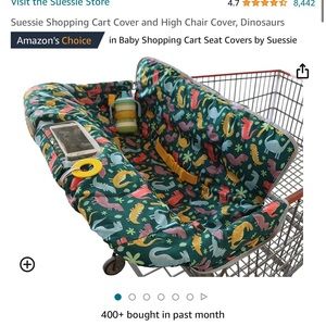 Dinosaur cart cover for baby